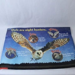 Vintage Scholastic 2000 Poster Owls Night Hunters President Candidates Bush Gore