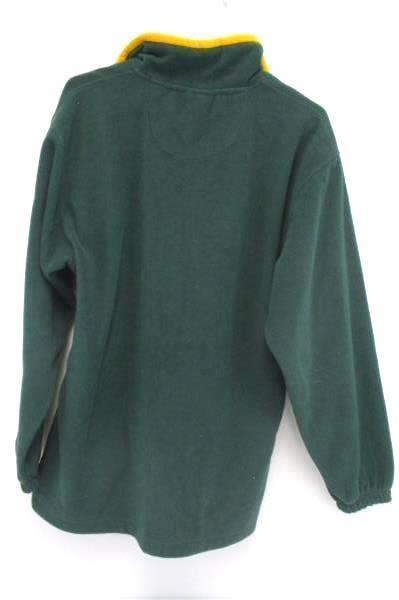 University Oregon Ducks UO Men's OVB Oldvarsity Green Pullover Fleece Jacket M