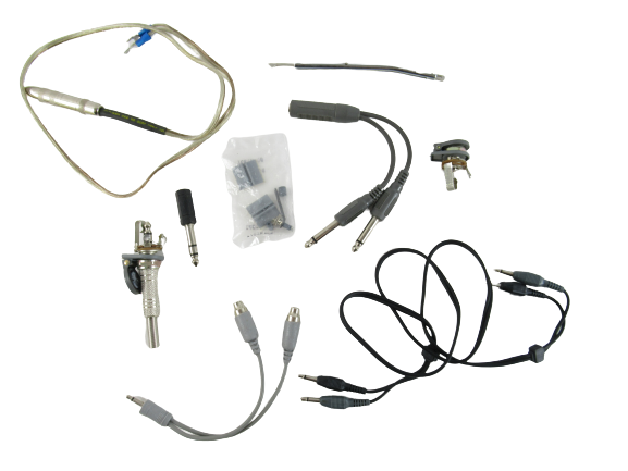 Lot of Vintage Aux Microphone Speaker Cables Cords Splitter Parts Accessories