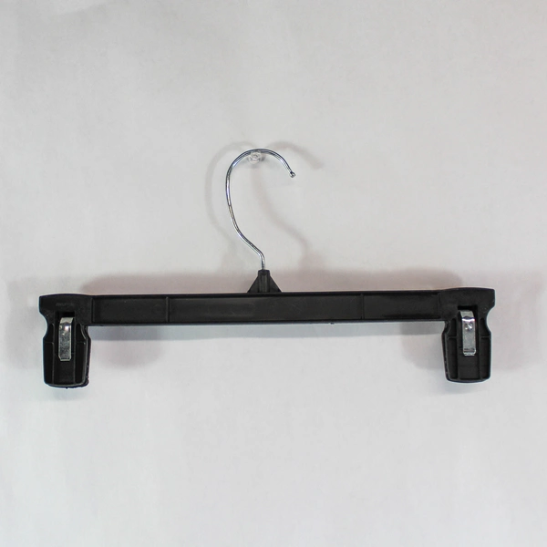 Set of 20 Black Retail Hangers 10 Shirt Hangers 10 Pants Notched Non Slip