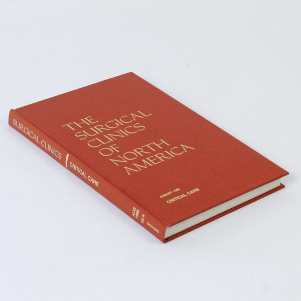 Vintage The Surgical Clinics of North America August 1985 Volume 65 Number 4