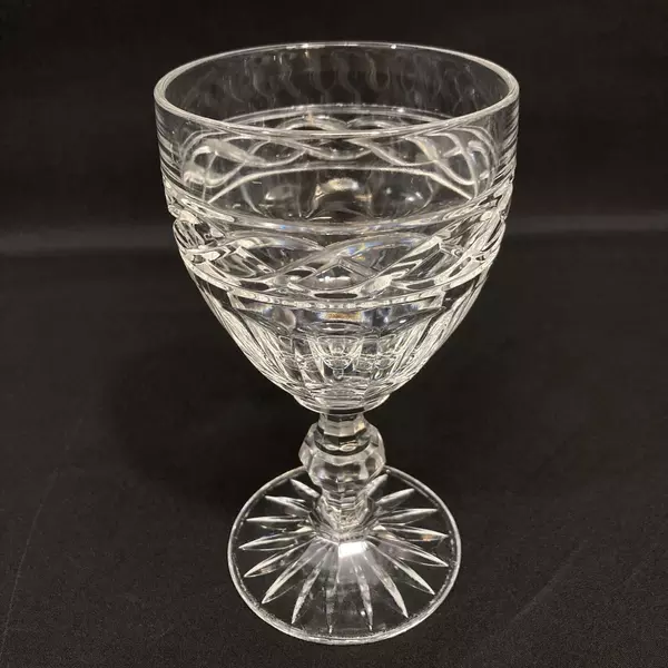 Set of 5 Mikasa Heiress Crystal Wine Glasses 6 Inch