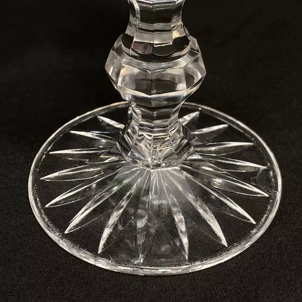 Set of 5 Mikasa Heiress Crystal Wine Glasses 6 Inch