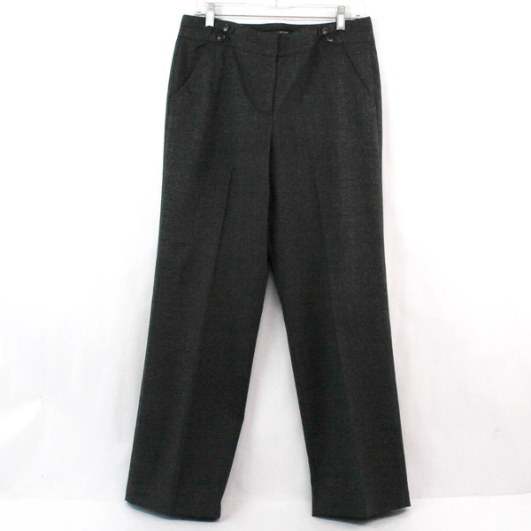 Larry Levine Stretch Dark Gray Dress Pants Women’s Size 10