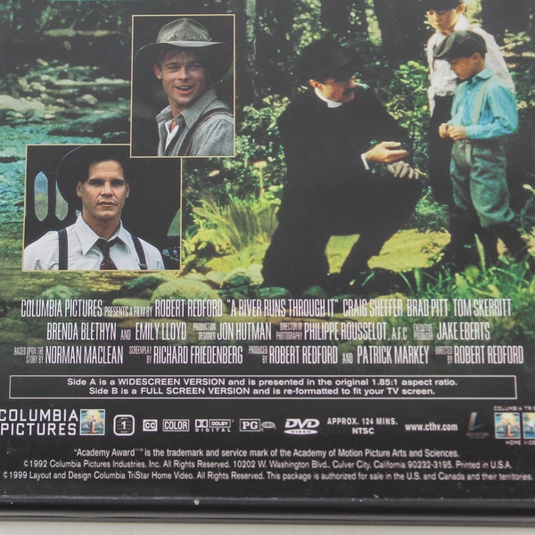 A River Runs Through It DVD 1992 Columbia Pictures PG Pre-Owned Untested