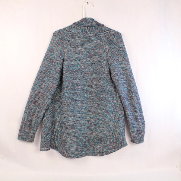Christopher & Banks Open Front Cardigan Sweater Women's M Blue Purple