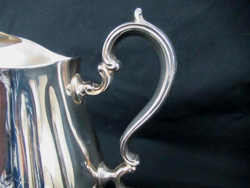 Vintage Gorham Silver Plate Baronial Heritage Water Pitcher With Ice Lip YH342