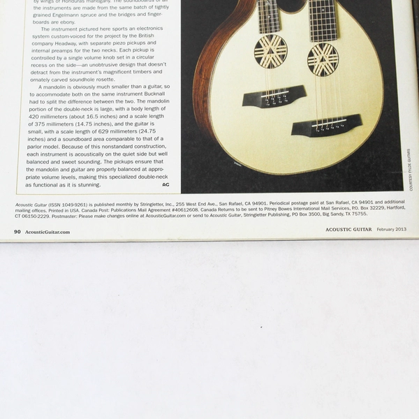 Acoustic Guitar Magazine February 2013 Mumford And Sons Play The Cave