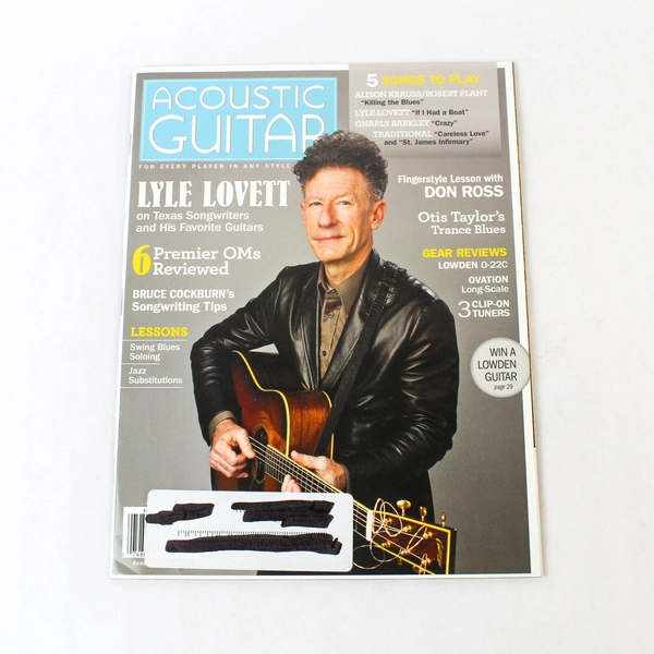 Acoustic Guitar Magazine July 2012 Lyle Lovett Don Ross Otis Taylor Swing Blues