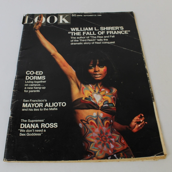 Vintage Look Magazine September 23, 1969 Diana Ross The Supremes Co-Ed Dorms