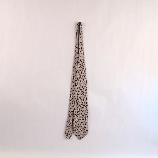 Vintage Michael Jacobs Silk Tie for Nordstrom Red Geometric 59" Long