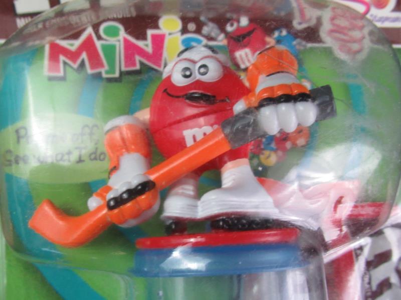 Lot of 3 M & M Minis Toy and Pogo Dispensers Blue and Pink Collection Only
