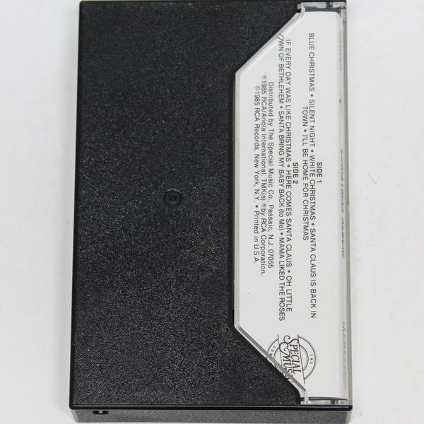Elvis Presley Elvis' Christmas Album Cassette Tape RCA 1985 Good Condition
