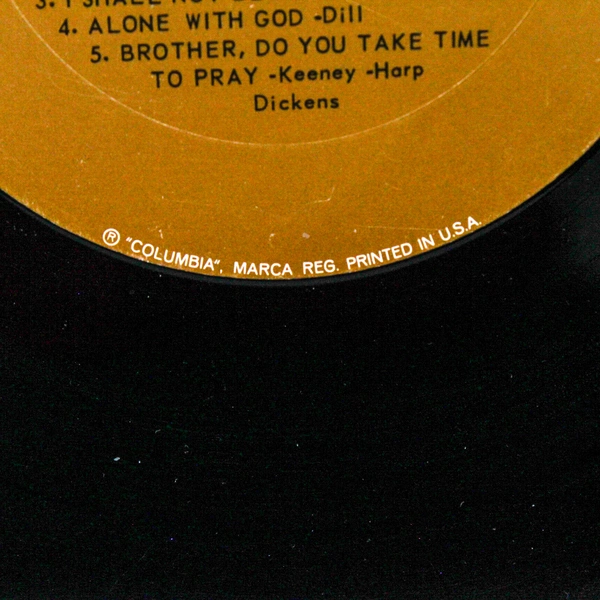Little Jimmy Dickens Alone With God 1964 Vinyl LP HL 7326