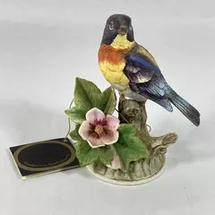 Andrea By Sadak Porcelain Parula Warbler Figurine 8627