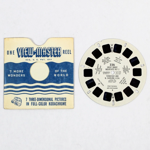 Vintage ViewMaster Reel 336 Great Smoky Mountains N.P. I 1950 Good Condition