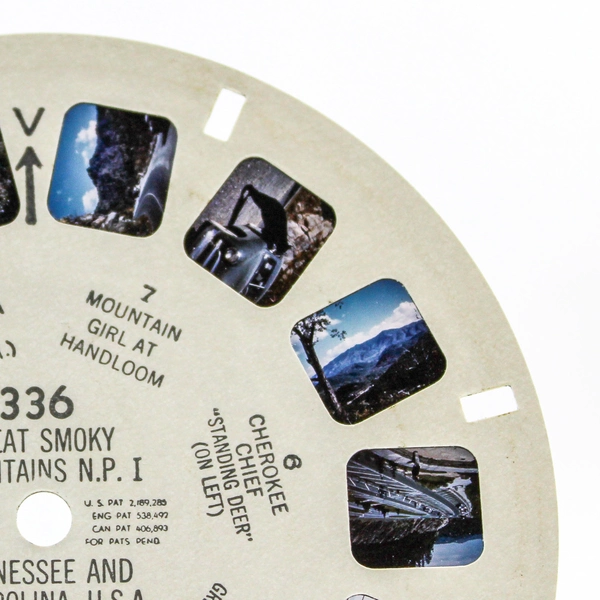 Vintage ViewMaster Reel 336 Great Smoky Mountains N.P. I 1950 Good Condition
