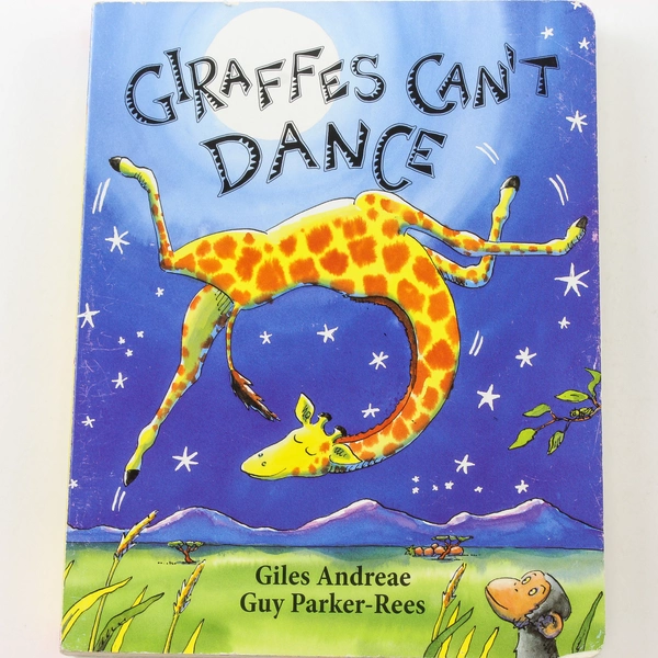 Giraffes Can't Dance by Giles Andreae 1999 Hardcover Scholastic Good Condition