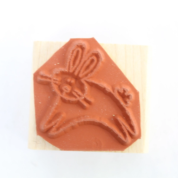 Lot of 8 Pre-Owned 2001 Stampin' Up Rubber Stamps Flowers Bunny Dragonfly