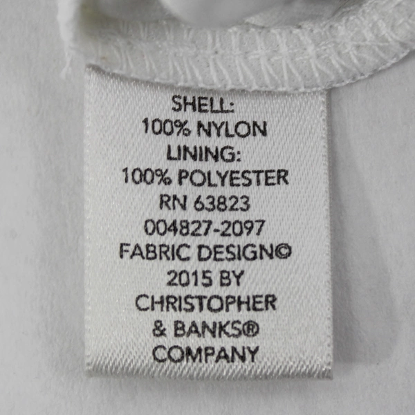 Christopher & Banks Women's Yellow White Brown Floral Print Top Blouse Size S
