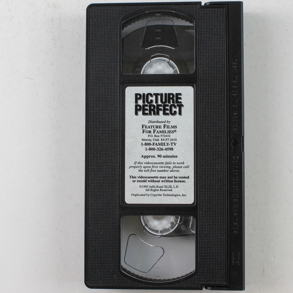 Picture Perfect 1998 VHS Feature Films For Families