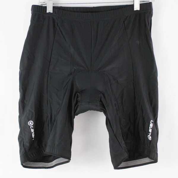 Canari Women's Black Athletic Padded Compression Biking Shorts One Size