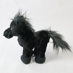 Webkinz GANZ Horse Black Stallion Plush Stuffed Animal HM145 8"