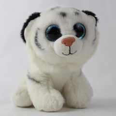 Ty 2015 Beanie Babies Tundra The White Tiger Toy 7" No Ty Tag