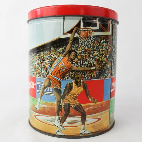 Vintage 1993 Coca-Cola Company Collector Sports Tin Recycled Material