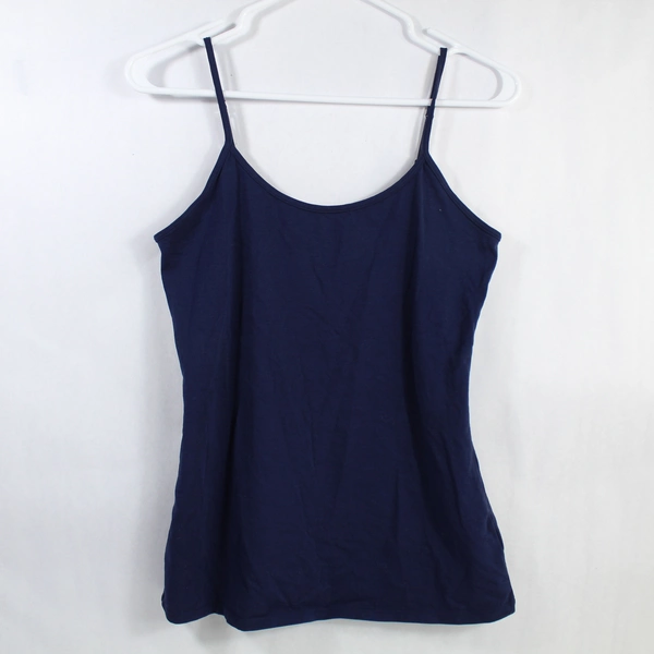 Women's Tank Tops Lot Blue & Beige Striped Medium Sleeveless Tops