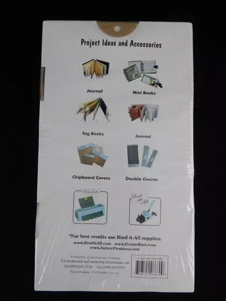 Zutter 6-pack Bind-It-All Owire 1" White Acid Free Sealed 2666