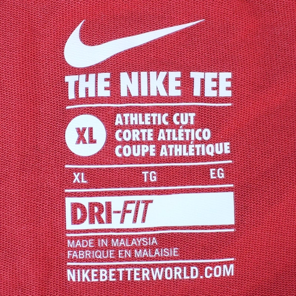Nike Tedx Portal 503 Event Red Short Sleeve Athletic Cut T-Shirt Unisex XL 