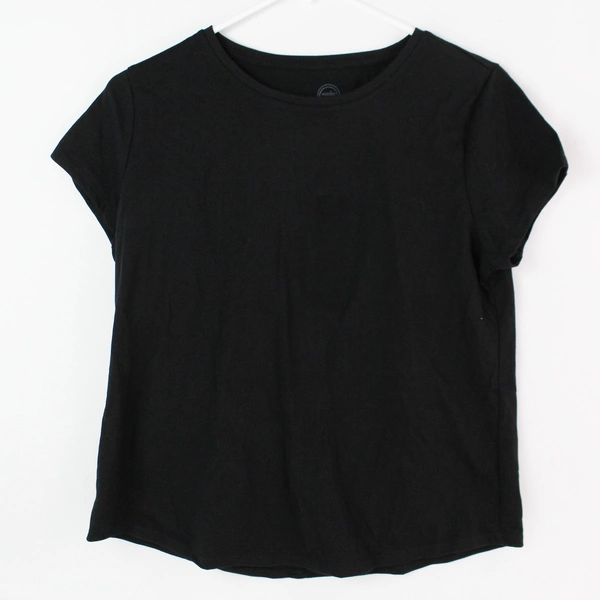 Wonder Nation Girls Kids Tough Tee Black Short Sleeve T-Shirt Size XL 14-16 NWT
