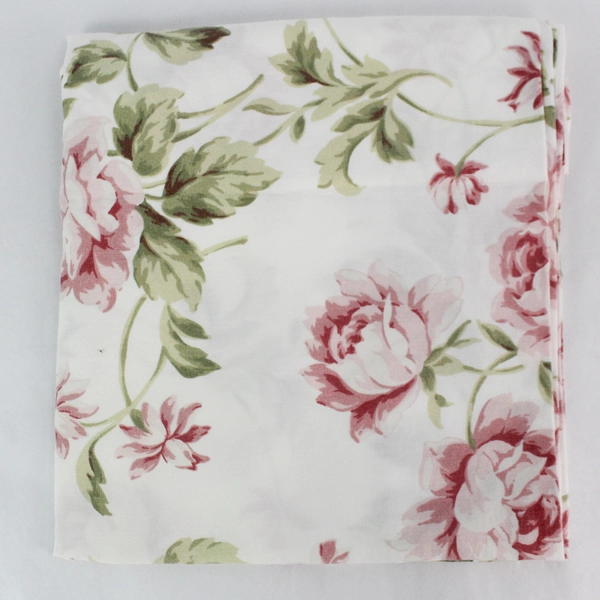 Lot of 3 Floral and Polka Dot Queen Size Pillowcases Pink Green Orange 20x30"