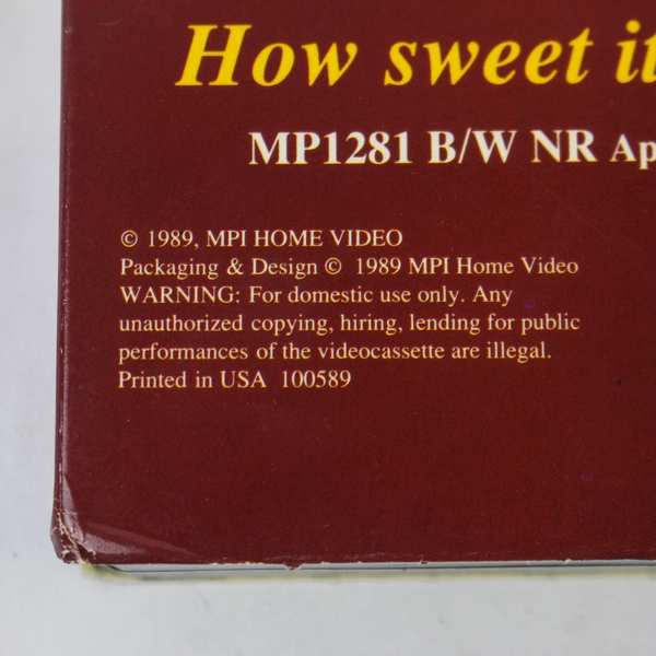 Jackie Gleason's Honey Bloopers VHS 1989 MPI Home Video