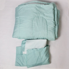 Mainstays King Size Comforter And Bed Skirt Teal Gray