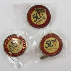 Lot of 3 Little League 50th Anniversary Pins 1985 - Vintage Sports Memorabilia