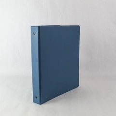 Lot of Office School Supplies 1 Blue Binder K & M Company Card Protector Pages
