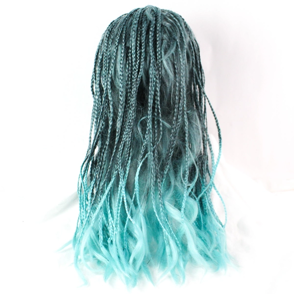 Costume Agent Blue Braided Synthetic Hair Halloween Costume Cosplay Wig