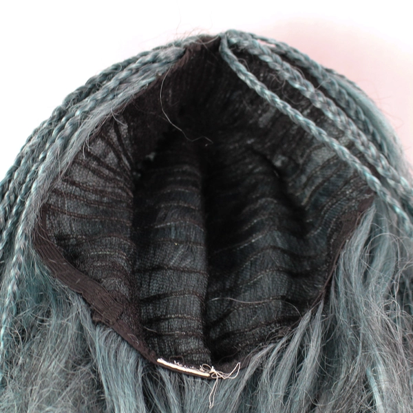 Costume Agent Blue Braided Synthetic Hair Halloween Costume Cosplay Wig