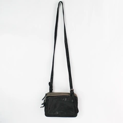 Burkely Black Faux Leather Women's Crossbody Adjustable Strap Bag Purse