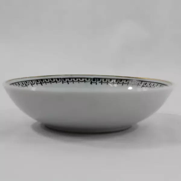 Vintage Hand Painted Japanese Village Scene Bowl 4" Decorative Ceramics
