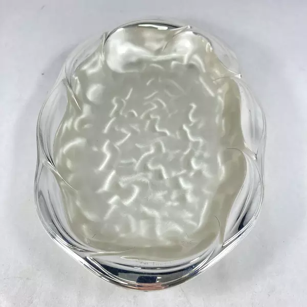 Vintage 1972 WMF Ikora 4 Legged Oval Silver Plated Bowl Made In Germany 6578