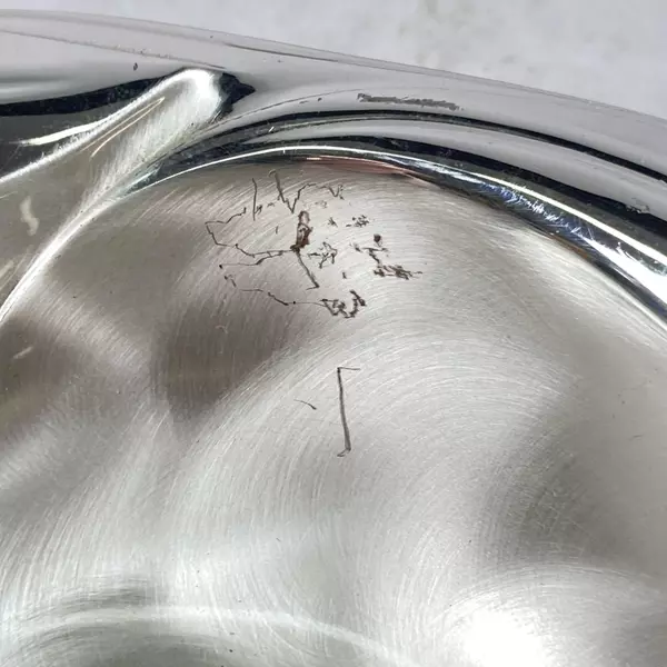 Vintage 1972 WMF Ikora 4 Legged Oval Silver Plated Bowl Made In Germany 6578