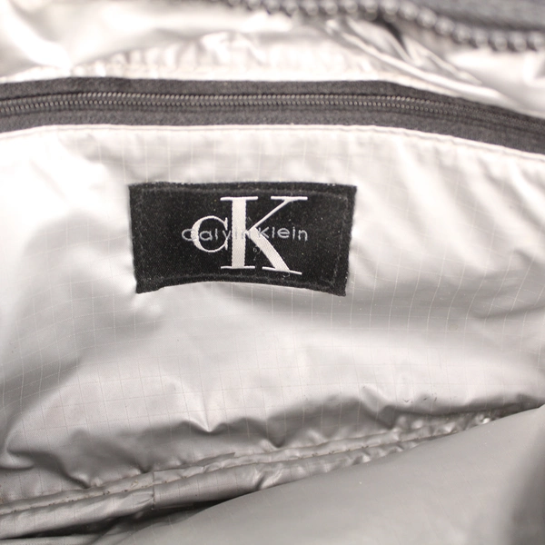 Calvin Klein Black Toiletry Bag Travel Cosmetic Case with Embroidered Logo