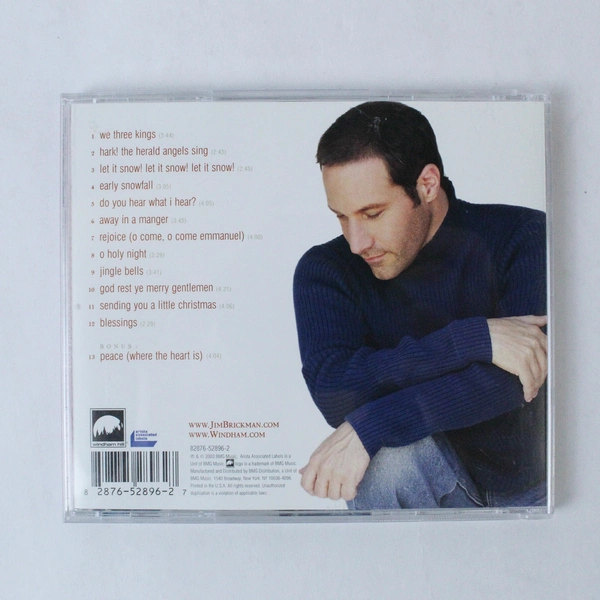 Jim Brickman Peace CD 2003 BMG Music Holiday Album O Holy Night Good Condition