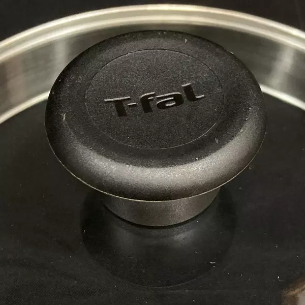 T-Fal 7" Stainless Steel & Glass Vented Saucepan Lid Good Condition