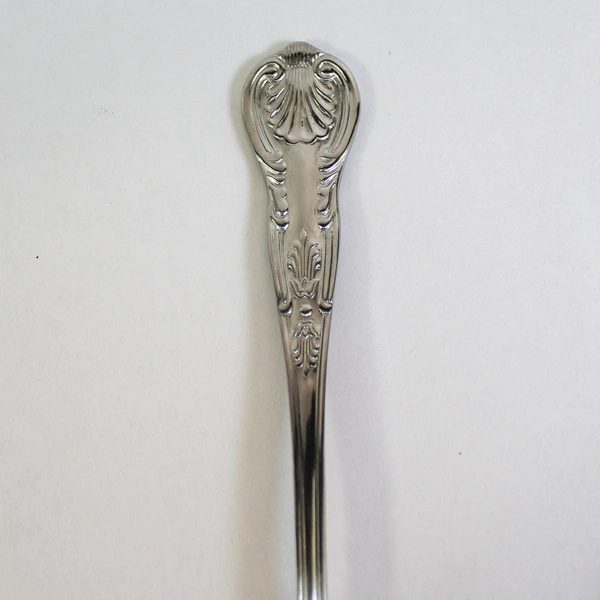 Lot of 2 Vintage Alco Korea Stainless Steel Cocktail Forks Shell Handle