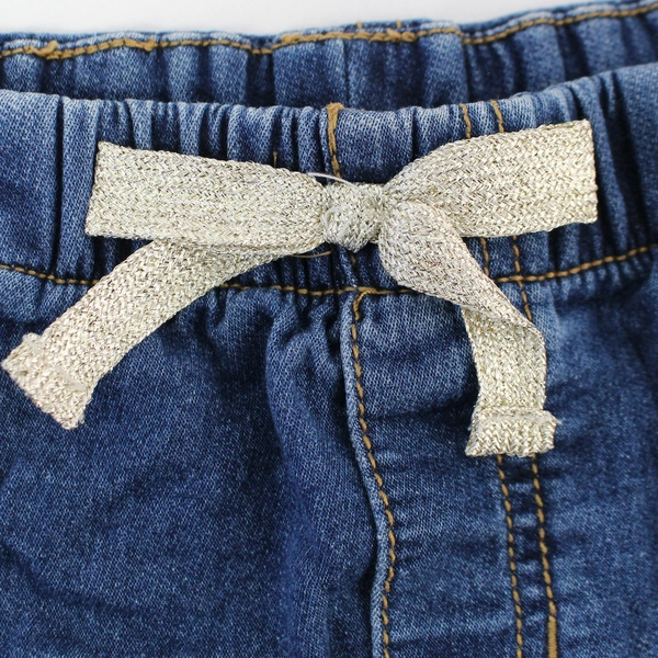 OshKosh B'gosh Elastic Waistband Blue Denim Jean Skirt Youth Girl's Size 14