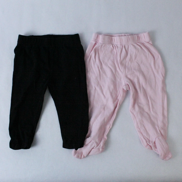 Lot of 4 Baby Girl Size 3-6 Months Bottoms Pants Children's Place Child Of Mine